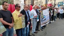 İsrail saldırılarında Gazze'de ölen gazeteciler için gösteri düzenlendi