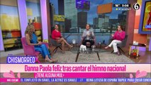 Danna Paola reacciona a supuesta por entonar diferente el himno mexicano