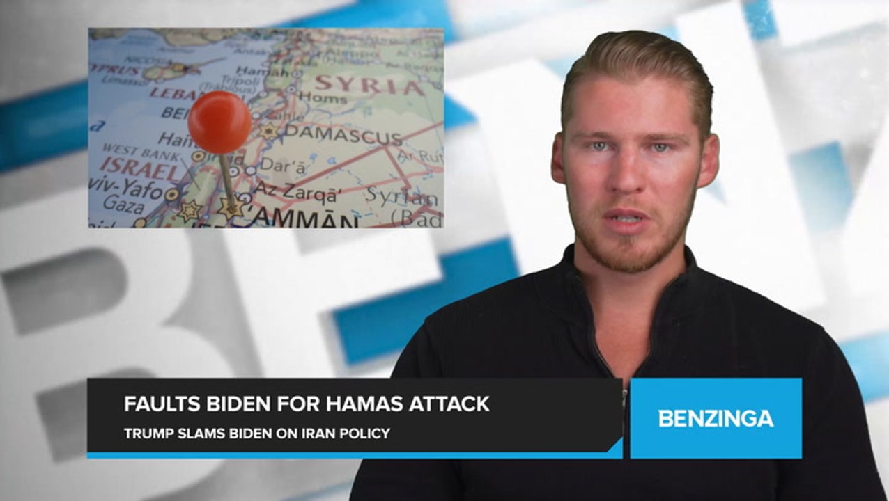 Trump Blames Biden's Iran Policy for Israel Attack, Says Weakness Empowers Hamas