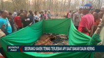 Lansia di Ngawi Tewas Terbakar Akibat Terjebak Kobaran Api Saat Bakar Dedaunan Kering