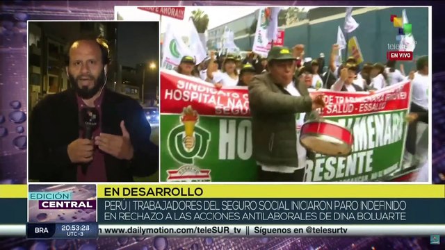 Perú: Trabajadores de la Seguridad Social se suman al paro indefinido para exigir mejoras laborales