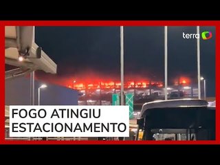 Incêndio atinge aeroporto de Londres e voos são suspensos