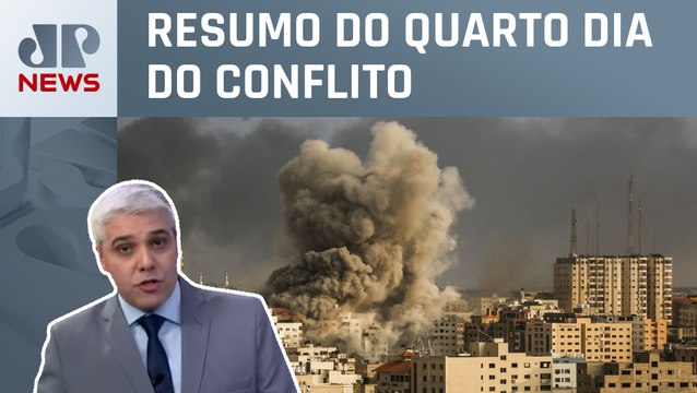 Israel ataca novos alvos do Hamas em Gaza; Marcelo Favalli analisa