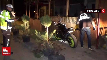 Karaman'da aydınlatma direğine çarpan motosikletin sürücüsü hayatını kaybetti