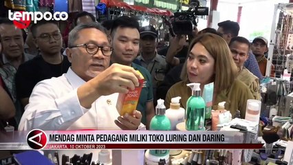 Mendag Minta Pedagang Miliki Toko Luring dan Daring
