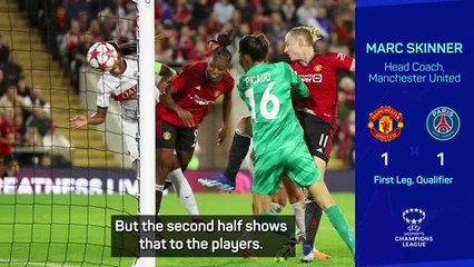 United 'belong' in Women's Champions League - Skinner