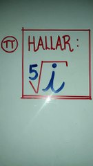 Número imaginario/Ejercicio elemental 1