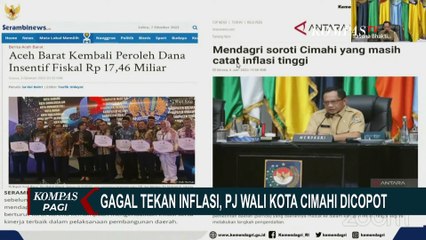 Dinilai Gagal Tekan Inflasi, Pj Wali Kota Cimahi Dicopot Mendagri Tito