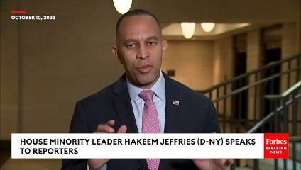 Hakeem Jeffries Slams 'Barbaric' Hamas Attack On Israel, Reaffirms U.S.-Israel 'Unbreakable' Bond