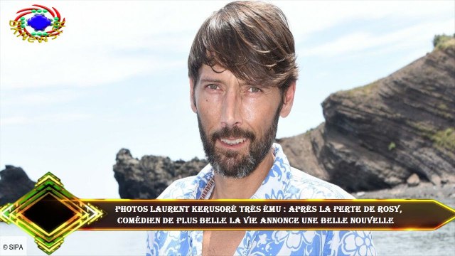 PHOTOS Laurent Kerusoré très ému : après la perte de Rosy, comédien de Plus belle la vie annonce un