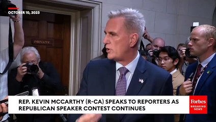 BREAKING NEWS: Kevin McCarthy Says He Told Supporters 'Please Do Not Nominate Me' For Speaker