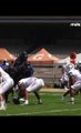 Mal, mal, muy mal, despejan y quedan en la 26 de su propio campo, onefa #onefa #touchdown #collegefootball #highlights