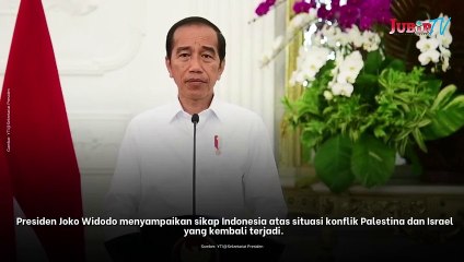 Jokowi Buka Suara Terkait Konflik Palestina-Israel, Desak Perang Segera Dihentikan