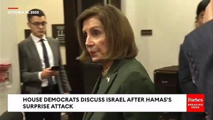Pelosi: 'The President Has Been Excellent' In Response To Hamas Attack On Israel