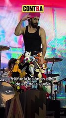 Así fue la lesión Jay de la Cueva en concierto