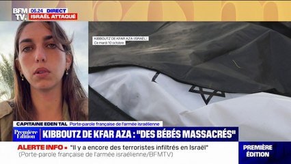 Attaque dans deux kibboutz: une porte-parole de l'armée israélienne confirme qu'il y a eu "des bébés décapités"