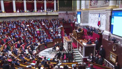 Ouverture de la séance des Questions au Gouvernement en mémoire des victimes des attaques terroristes en Israël - Mardi 10 octobre 2023