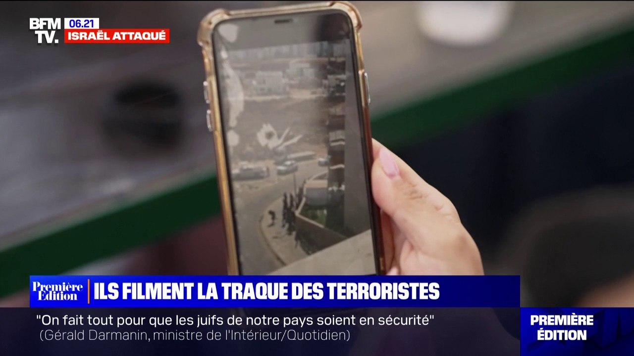 Israël: un couple filme la traque des terroristes du Hamas depuis leur balcon à Sderot