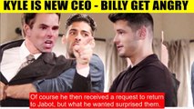CBS Young And The Restless Spoilers Shock_ Kyle becomes co-CEO of Jabot - Billy