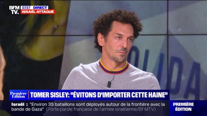 "Évitons d'importer cette haine en France": l'appel de l'acteur franco-israélien Tomer Sisley sur BFMTV
