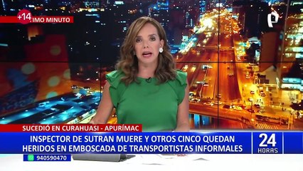 Apurímac: un muerto y cinco heridos deja emboscada a camioneta que trasladaba a inspectores de Sutran