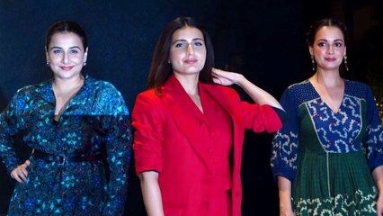 Fatima Sana Shaikh, Dia Mirza जैसे कई सितारों ने Dhak Dhak की स्क्रीनिंग पर आए नजर
