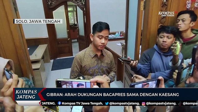 Gibran: Arah Dukungan Bacapres sama dengan Kaesang