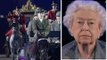 Lady Louise guida i cavalli reali ad applaudire mentre la regina osserva il tributo al principe Fili