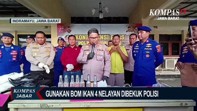 Gunakan Bom Ikan, 4 Nelayan Ditangkap Polisi
