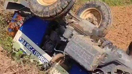 गया: खेत जोतने के दौरान पलटा ट्रैक्टर, चालक की दर्दनाक मौत
