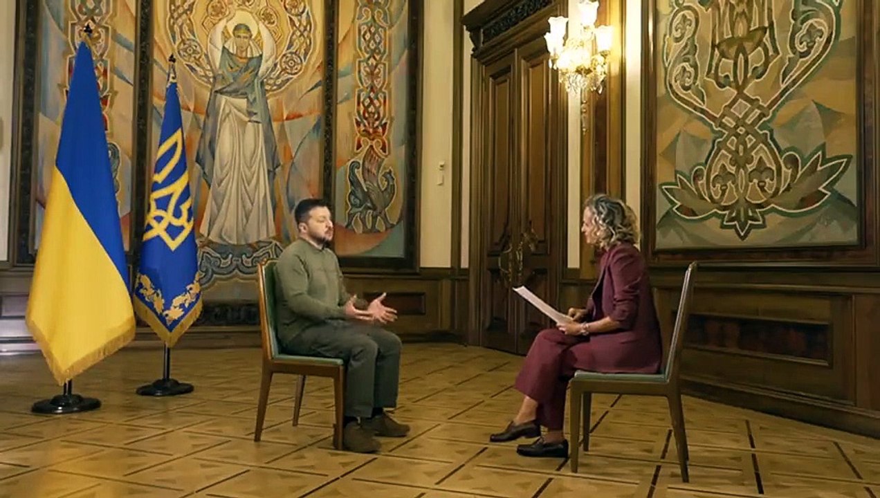 Interview de Volodomyr Zelensky sur France 2
