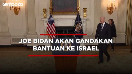 Joe Biden Bilang Amerika akan Melipatgandakan Bantuan Serangan untuk Israel