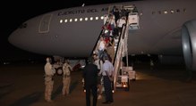 Aterriza el primer avión con evacuados desde Israel en la Base Aérea de Torrejón de Ardoz