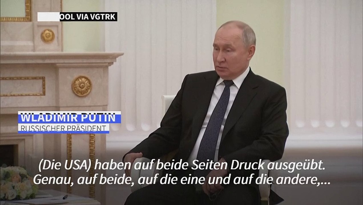 Putin fordert unabhängigen palästinensischen Staat