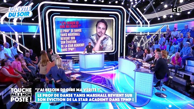 Ambiance électrique entre Yann Moix et Yanis Marshall ( Star Academy ) sur le plateau de TPMP