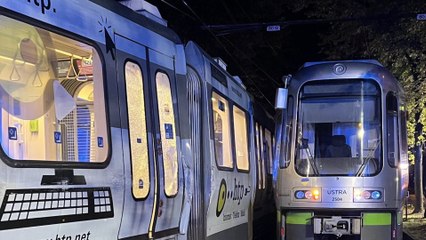 Zusammenprall zweier Straßenbahnen – mehrere Verletzte