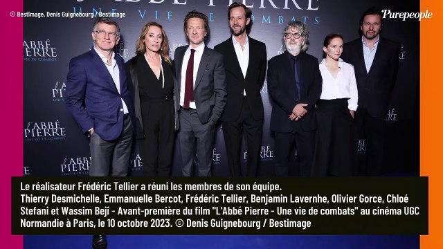PHOTOS Nolwenn Leroy folle d'Arnaud Clément : très rare apparition du couple à la première de l'Abbé Pierre !