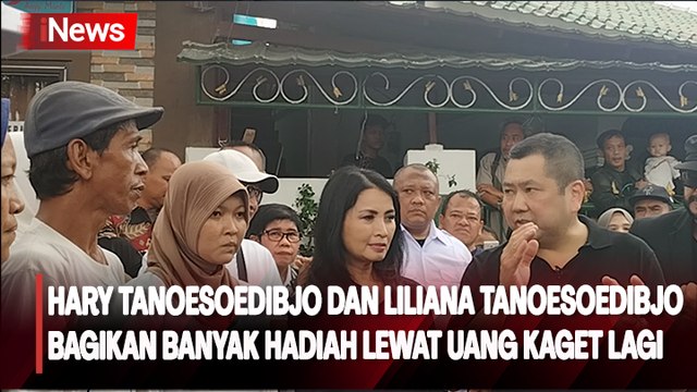 Hary Tanoesoedibjo dan Liliana Tanoesoedibjo Kejutkan Keluarga Buruh Cuci Mobil dengan Hadiah Berupa Warung dan Beasiswa S1