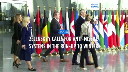 Zelenskyy makes surprise visit to NATO in bid to boost military deliveries ahead of winter