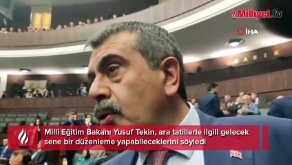 Bakan Tekin'den ara tatillerle ilgili önemli açıklama