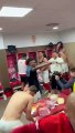 Jugadores del Sporting de Gijón celebrando una victoria / @REALSPORTING
