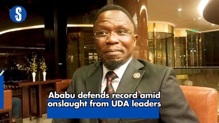 Ababu defends record amid onslaught from UDA leaders