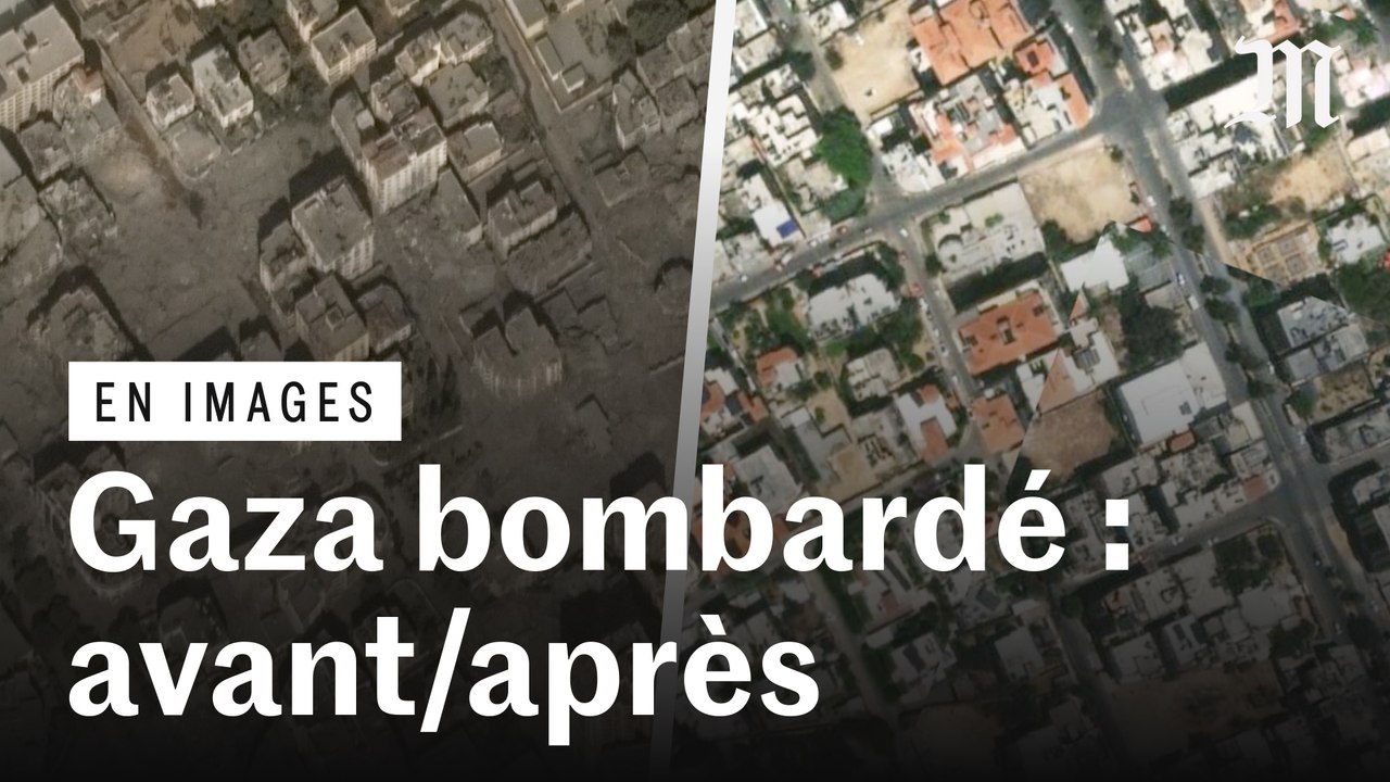 Guerre Israël-Hamas : des images satellite montrent les dégâts des frappes israéliennes à Gaza