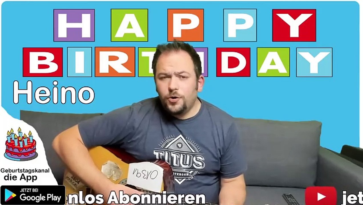 Happy Birthday, Heino! Geburtstagsgrüße an Heino