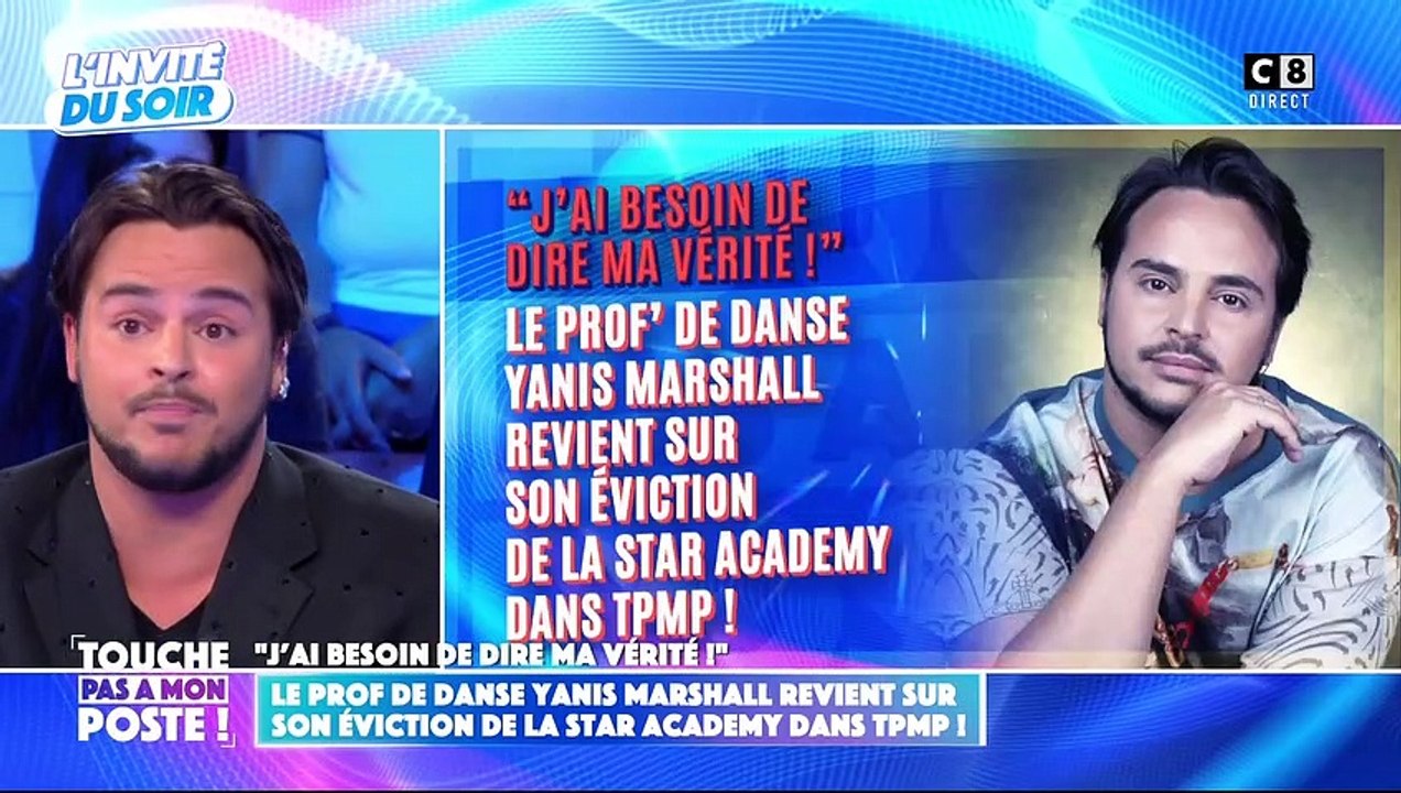 Echanges tendus entre Yann Moix et Yanis Marshall dans "Touche pas à mon poste" sur C8