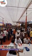 Haemoglobin and history check-up sections at the Mega Blood Donation camp 2023