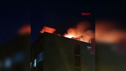 Diyarbakır'da Mangal Yangını: Çatı Katında Hasar Oluştu