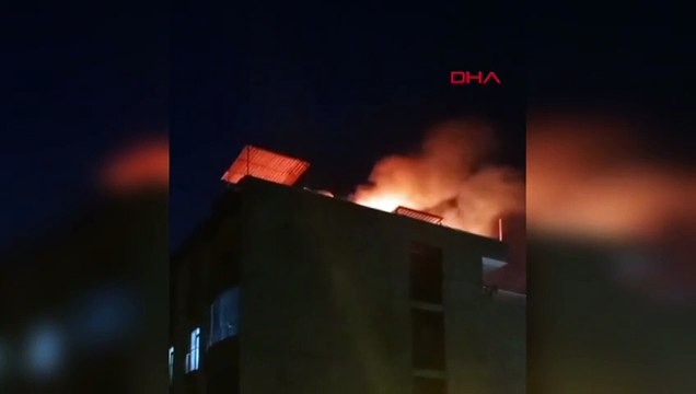 Diyarbakır'da Mangal Yangını: Çatı Katında Hasar Oluştu