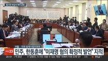 민주당-한동훈, 법사위 국감 충돌…'이재명 수사·인사검증' 공방