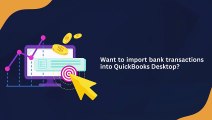 Import bank transactions into QuickBooks Desktop using SaasAnt Transactions (Desktop) from Excel, CSV, or IIF